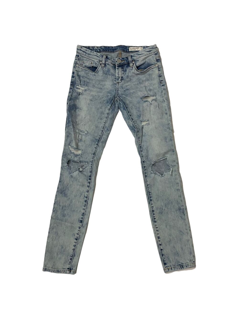 BlankNYC Skinny Classique Distressed Jeans - Blue - 26